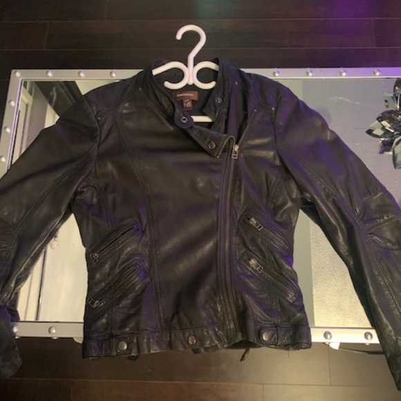 Black Danier Leather Jacket - Picture 2 of 6